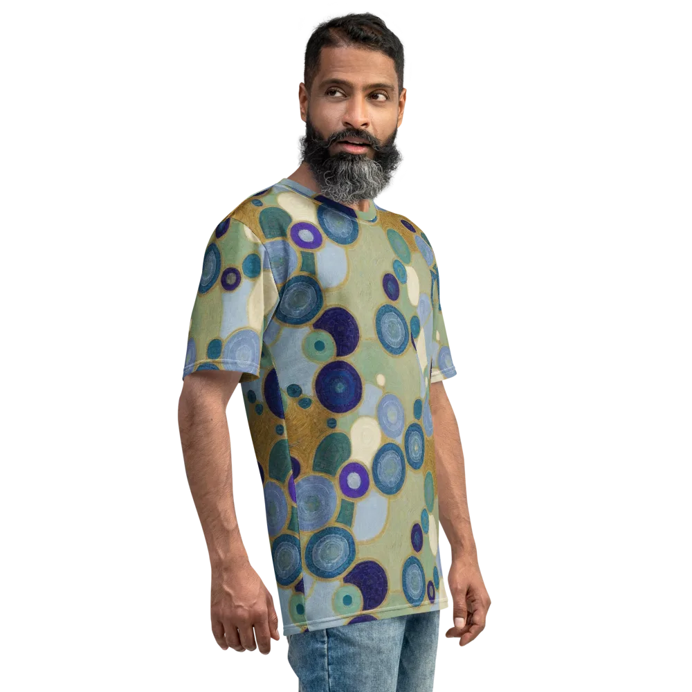 Celestial Pebble on Men's Crew Neck T-Shirt — Right
