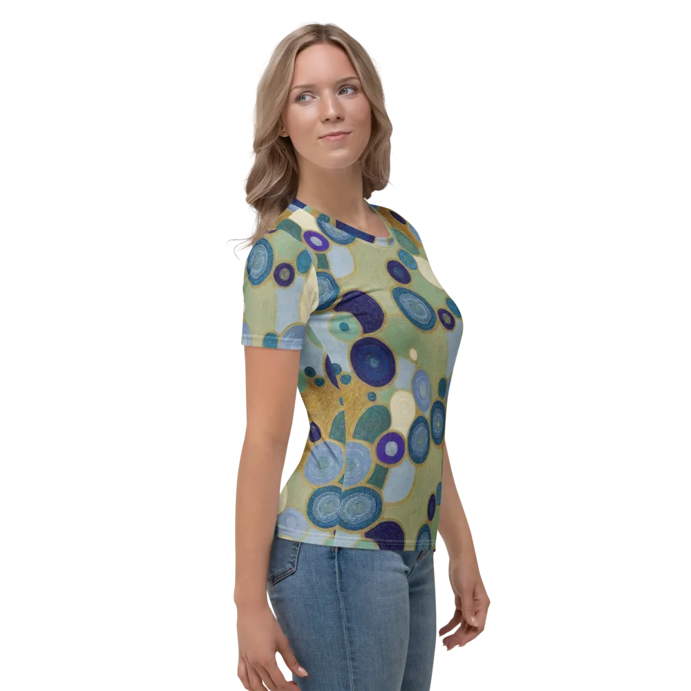 Celestial Pebble on Women's Crew Neck T-Shirt — Right