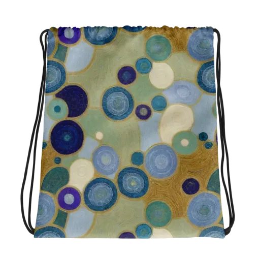 Celestial Pebble on a Drawstring Bag