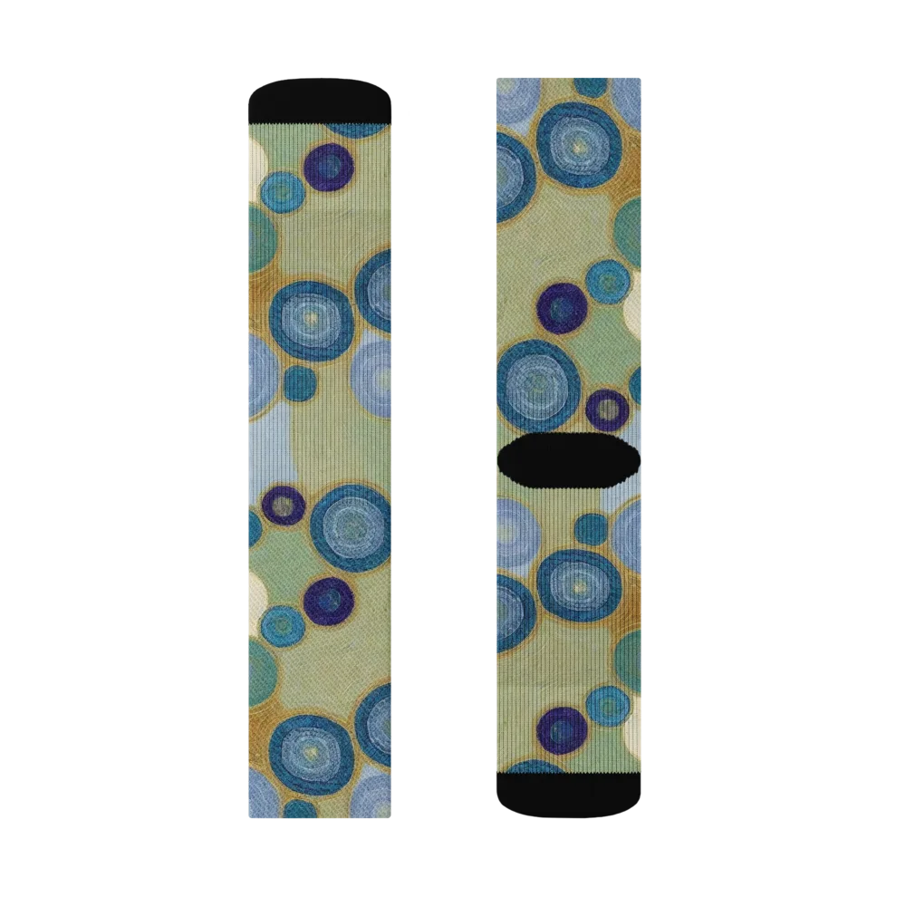 Celestial Pebble on Socks — Right Sock