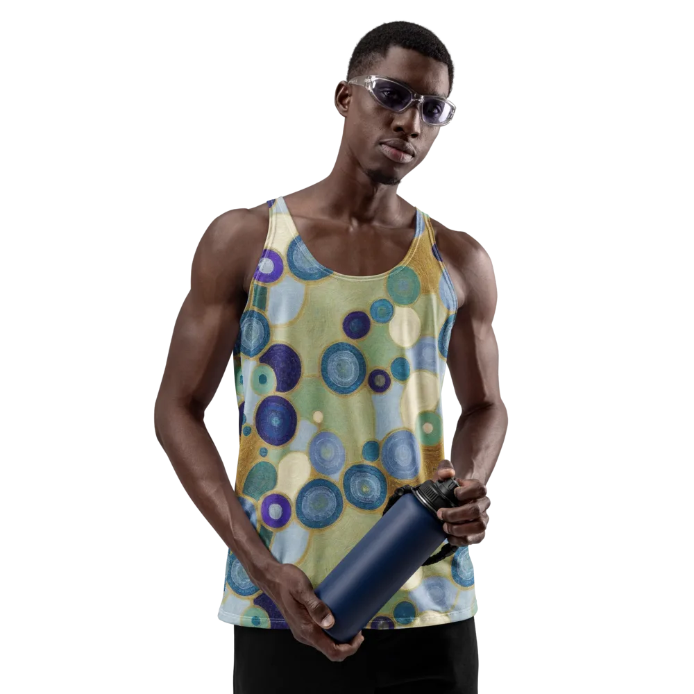 Celestial Pebble on Men's Tank Top — Front