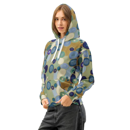Celestial Pebble on a Cotton Hoodie