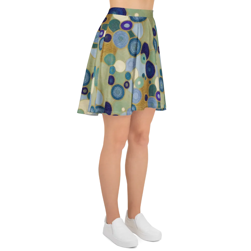 Celestial Pebble on Skater Skirt — Right