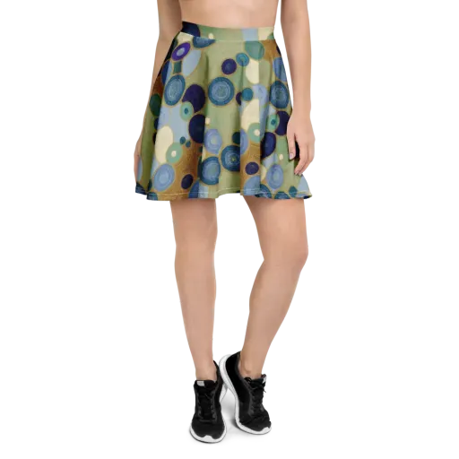 Celestial Pebble on a Skater Skirt