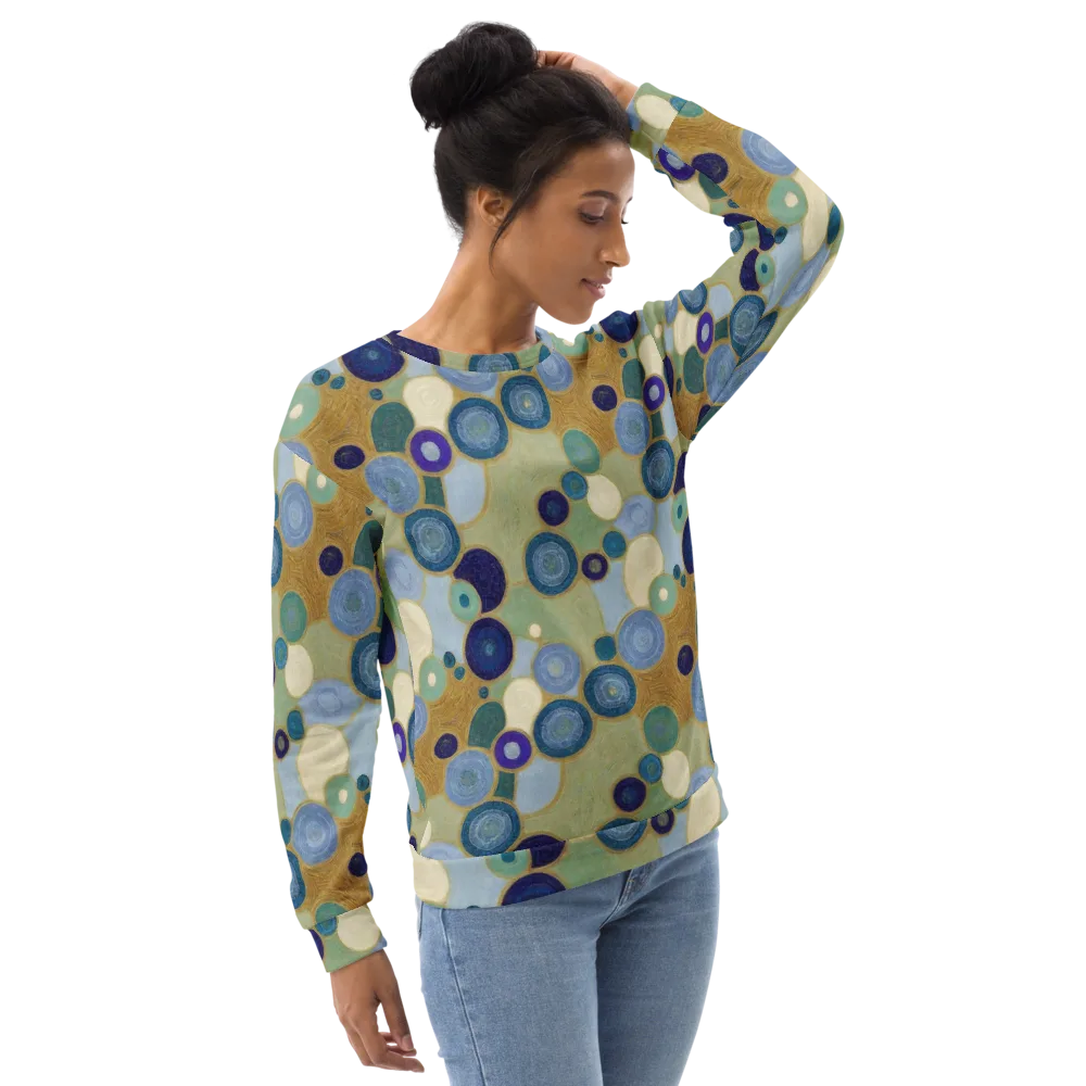 Celestial Pebble on Sweatshirt — Right Front