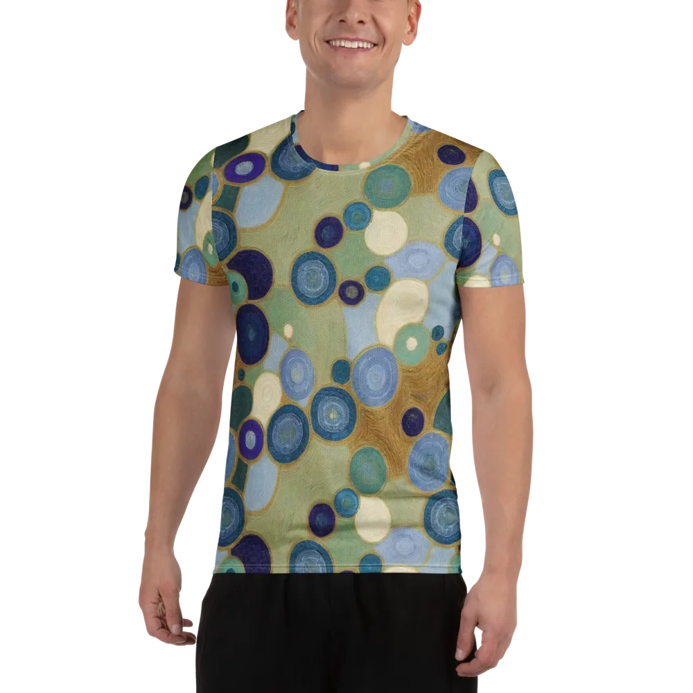Celestial Pebble on Men's Athletic T-Shirt — Front