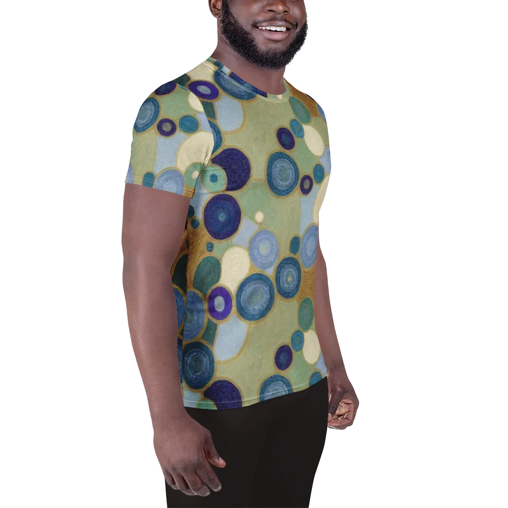 Celestial Pebble on Men's Athletic T-Shirt — Right