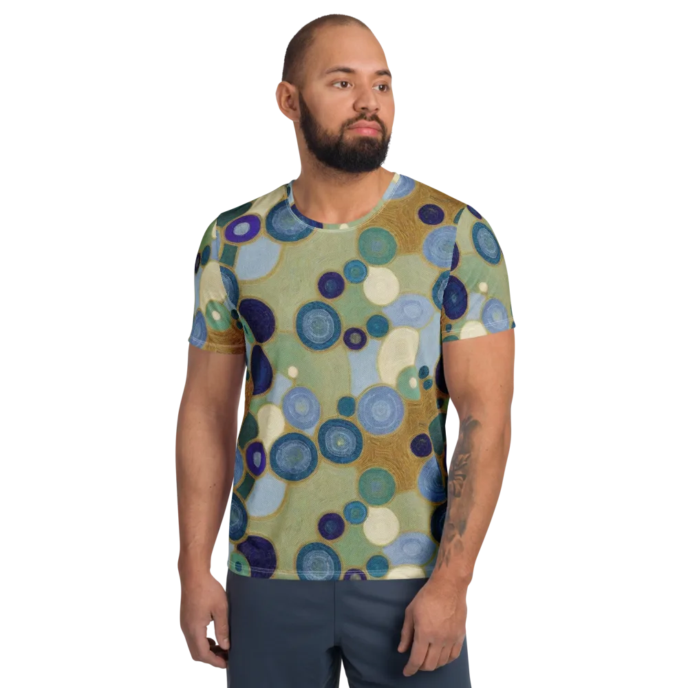 Celestial Pebble on Men's Athletic T-Shirt — Front