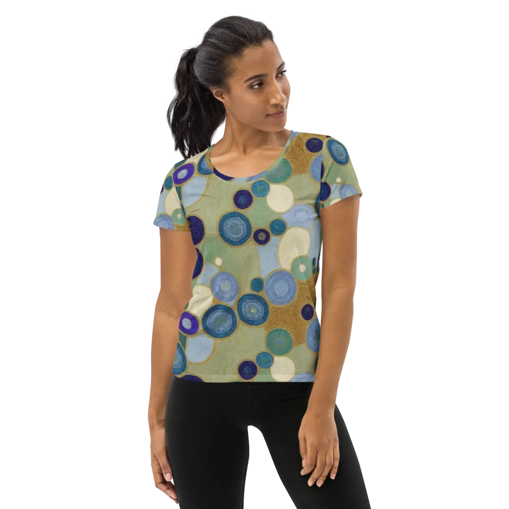 Celestial Pebble on Women's Athletic T-Shirt — Front