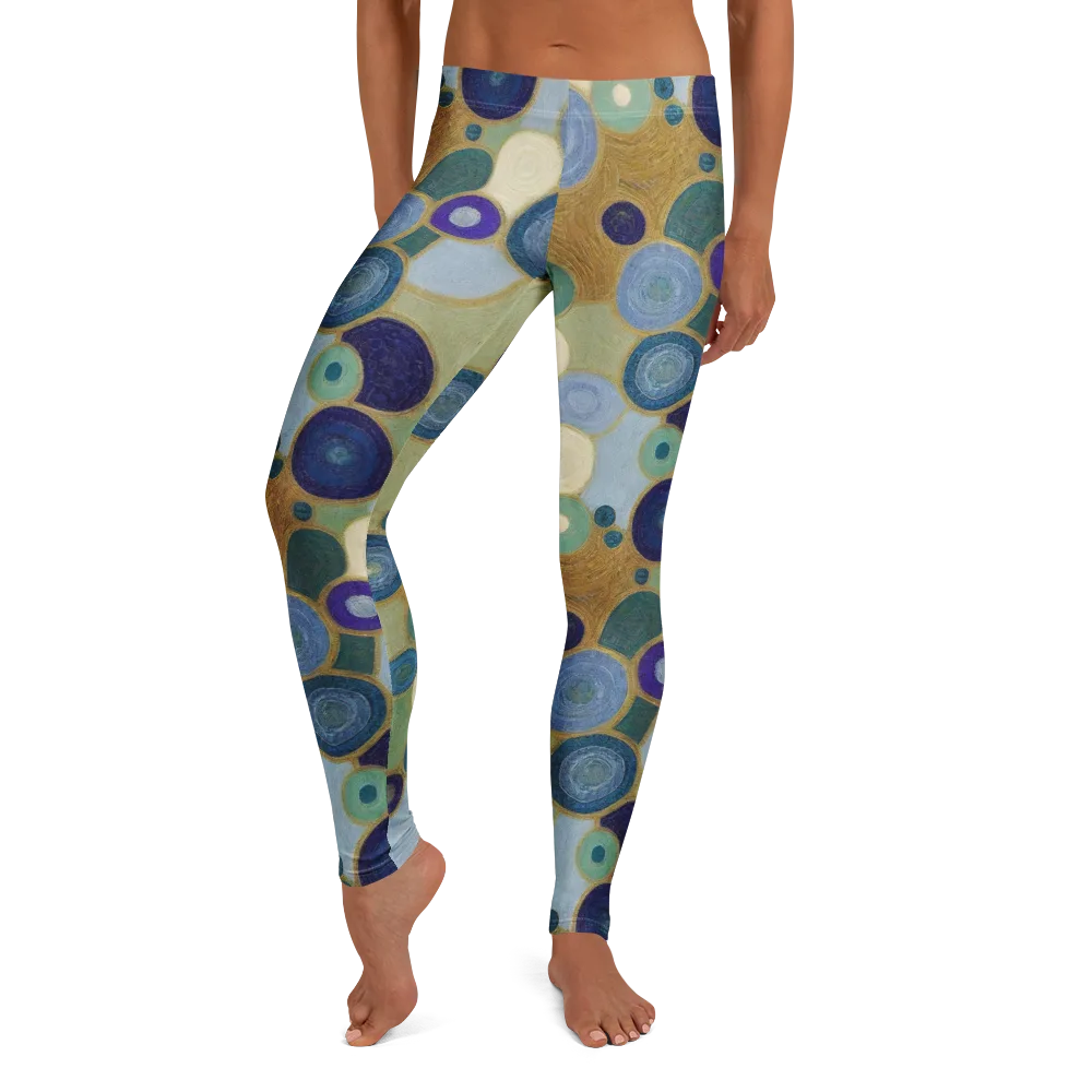 Celestial Pebble on Leggings — Front