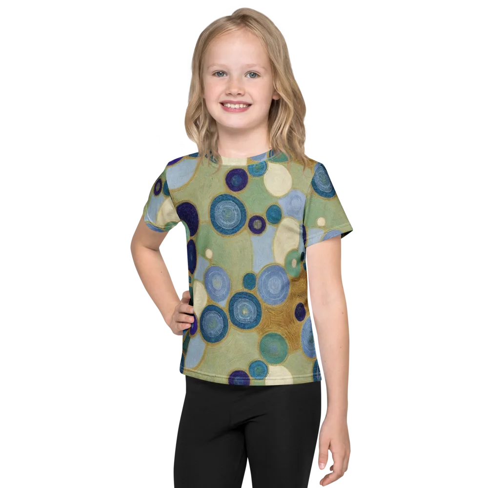 Celestial Pebble on Kids Crew Neck T-Shirt — Front