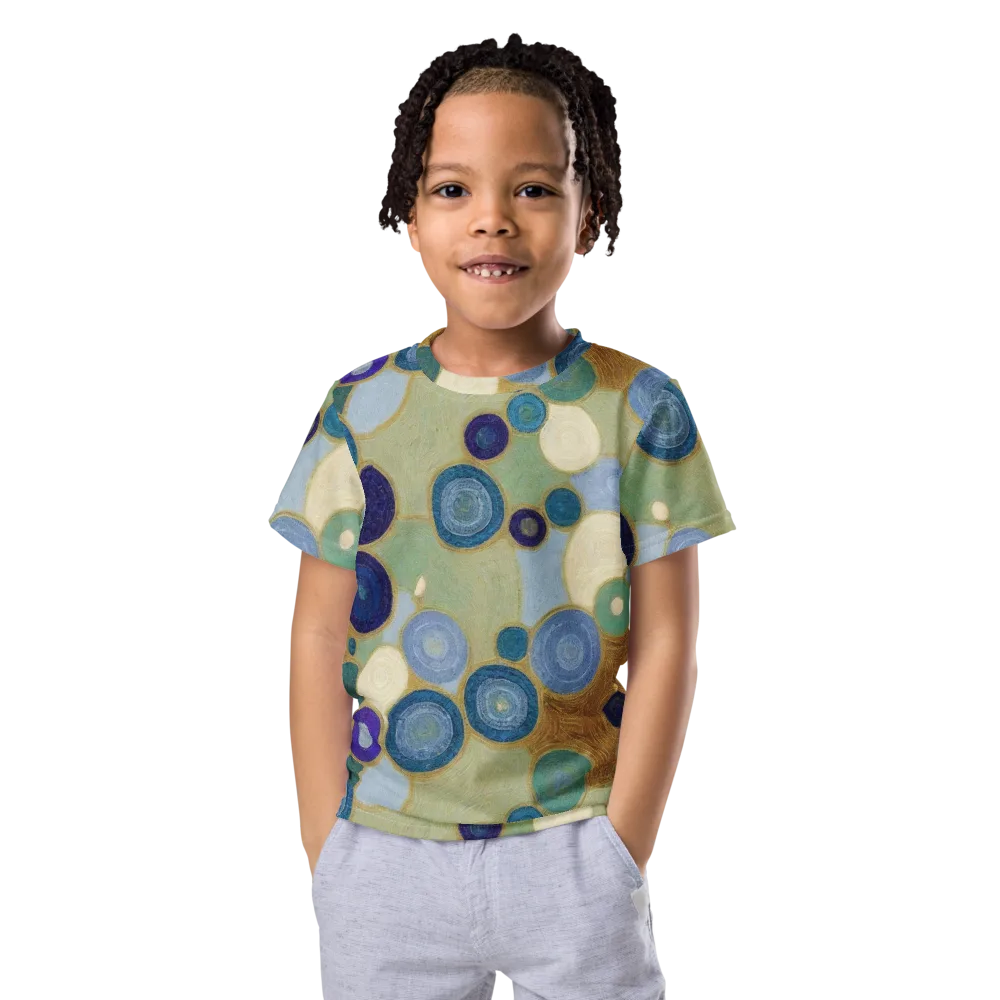 Celestial Pebble on Kids Crew Neck T-Shirt — Front