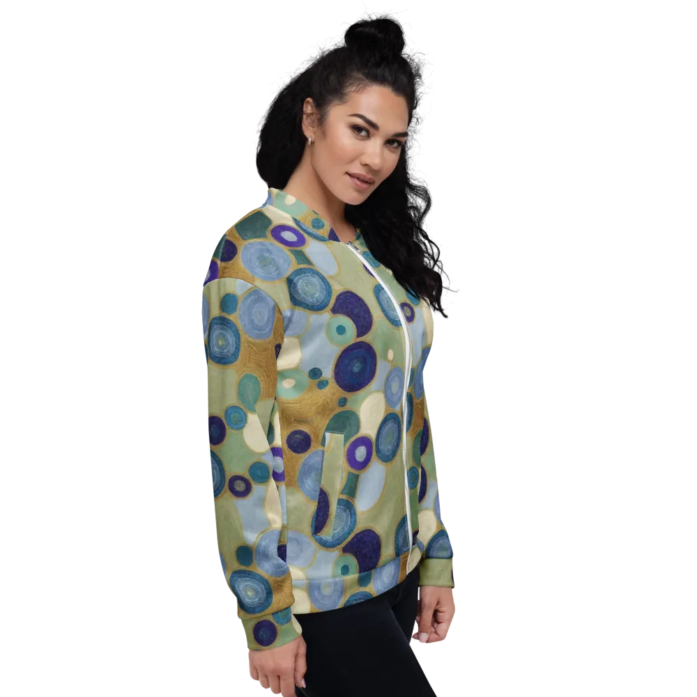 Celestial Pebble on Bomber Jacket — Right