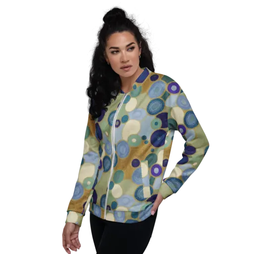 Celestial Pebble on a Bomber Jacket