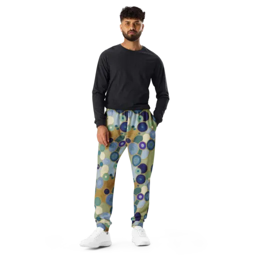 Celestial Pebble on a Men's Joggers