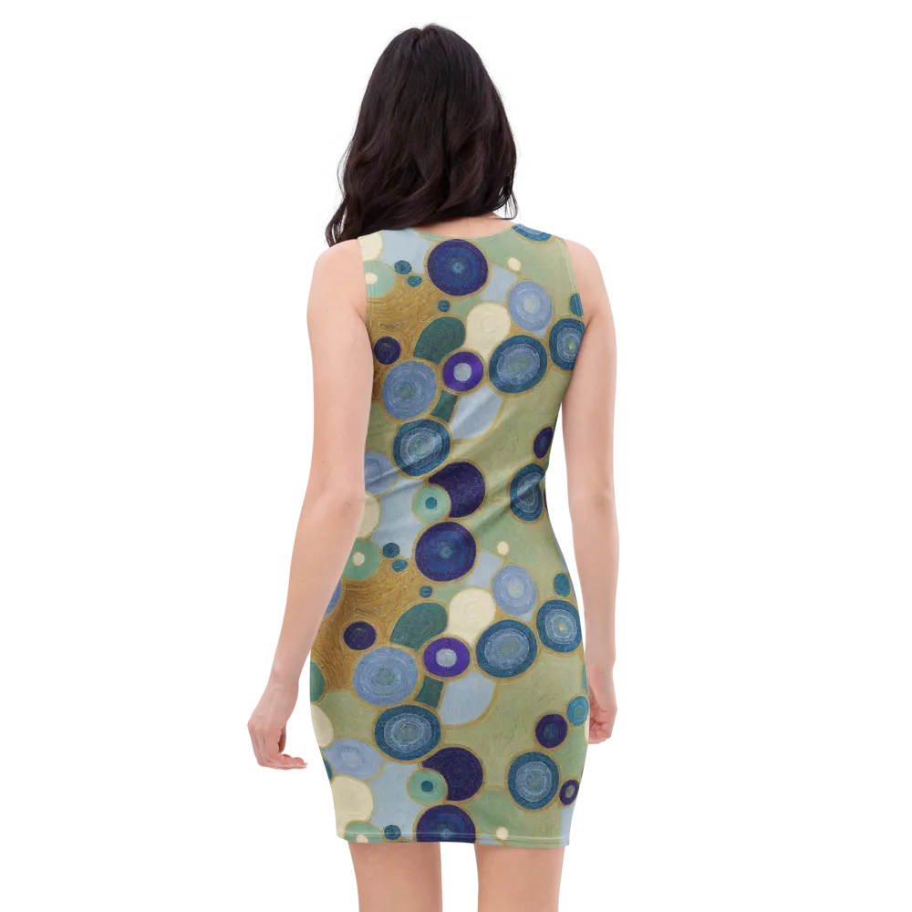 Celestial Pebble on Bodycon Dress — Back