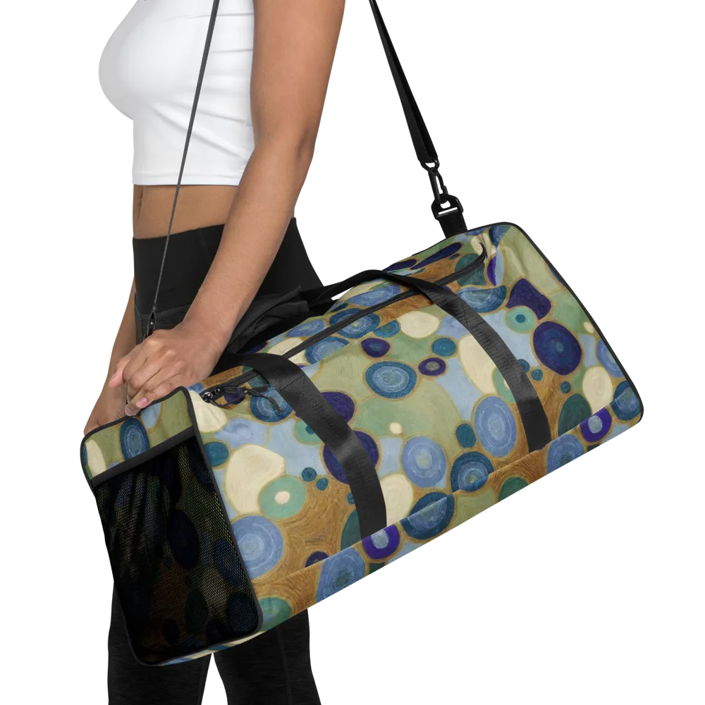 Celestial Pebble on Duffle Bag — Front