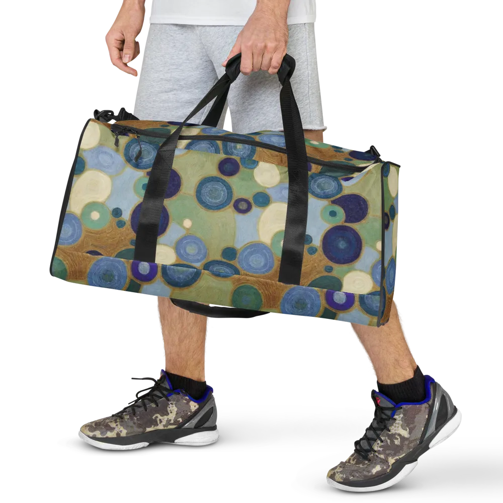 Celestial Pebble on Duffle Bag — Front