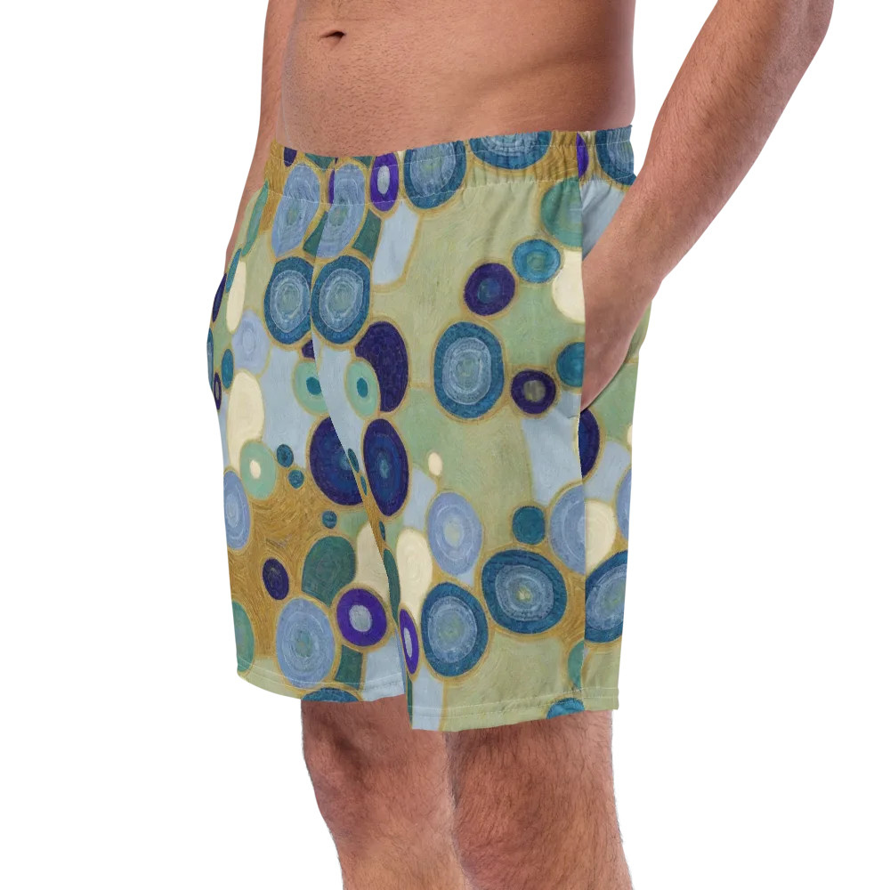 Celestial Pebble on Swim Trunks — Left Front