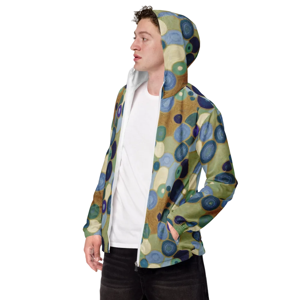 Celestial Pebble on Men's Windbreaker — Left Front