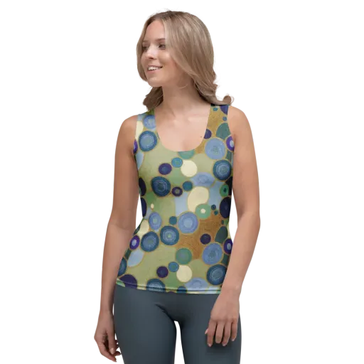 Celestial Pebble on a Women's Tank Top