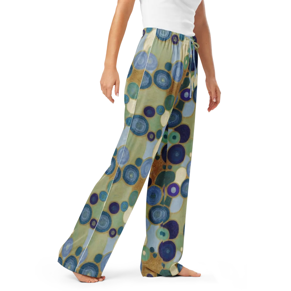 Celestial Pebble on Women's Pajama Pants — Right Front