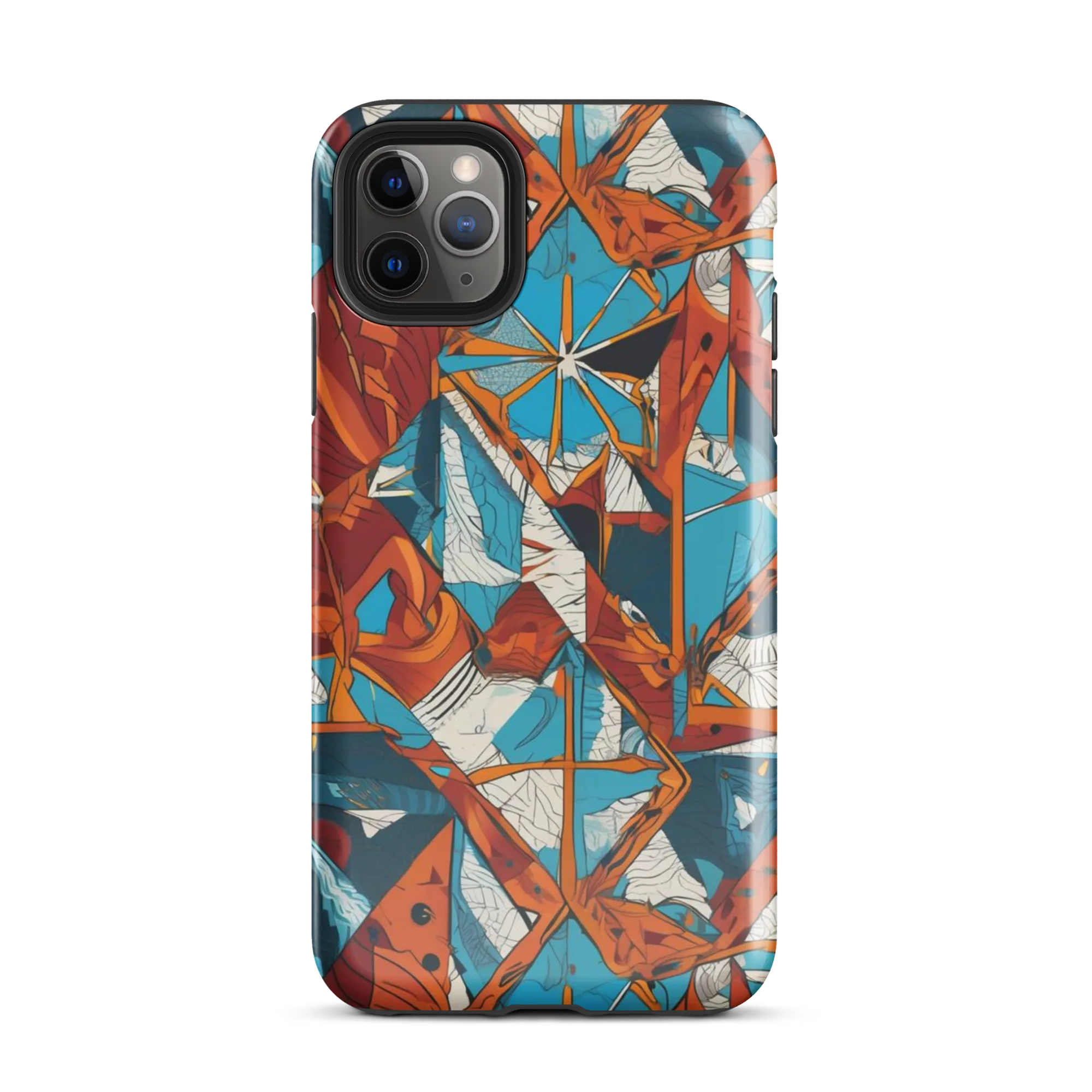 Coral Compass on Tough Case for iPhone® — Front
