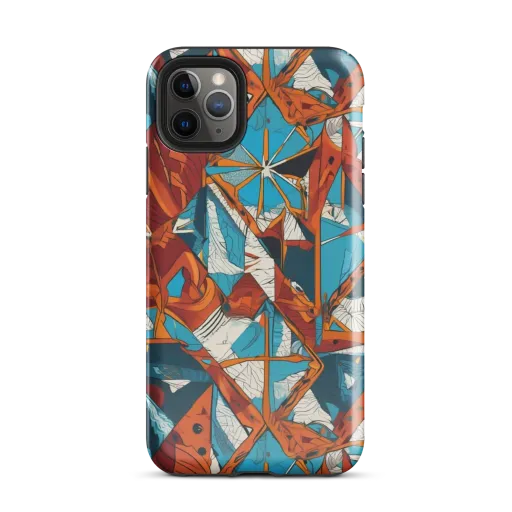 Coral Compass on a Tough Case for iPhone®