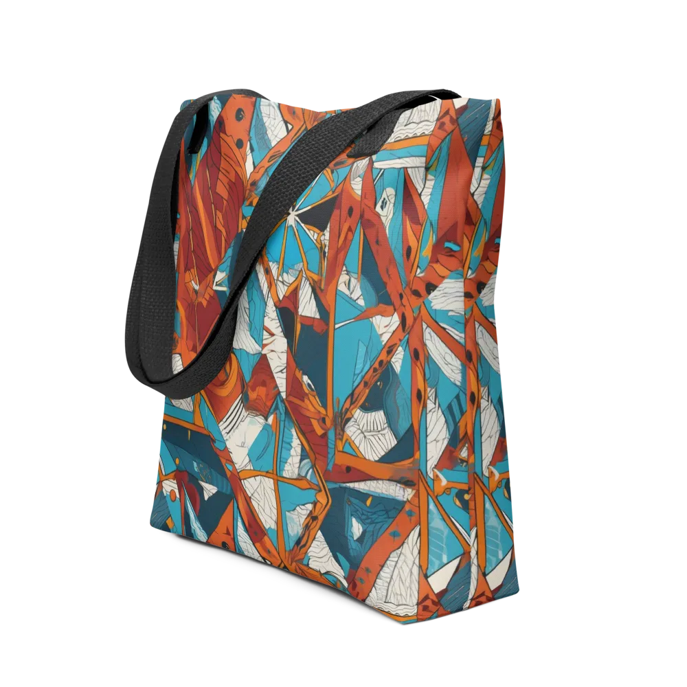Coral Compass on Tote Bag — Front