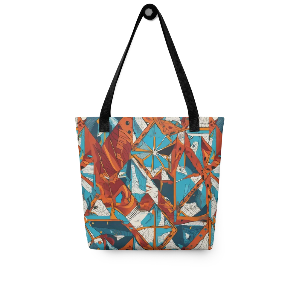 Coral Compass on Tote Bag — Front