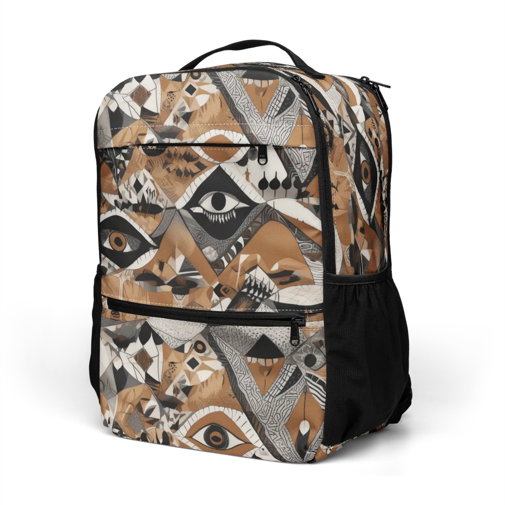 All-seeing Mosaic on Utility Backpack — Left Front