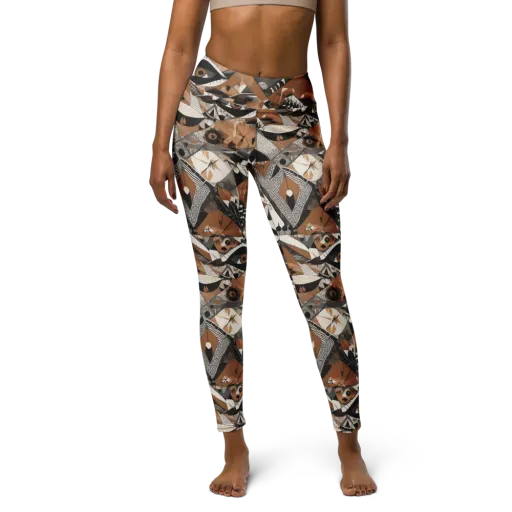 All-seeing Mosaic on a Yoga Leggings