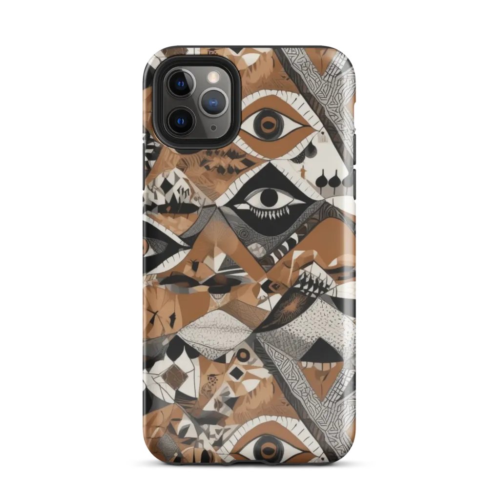 All-seeing Mosaic on Tough Case for iPhone® — Front