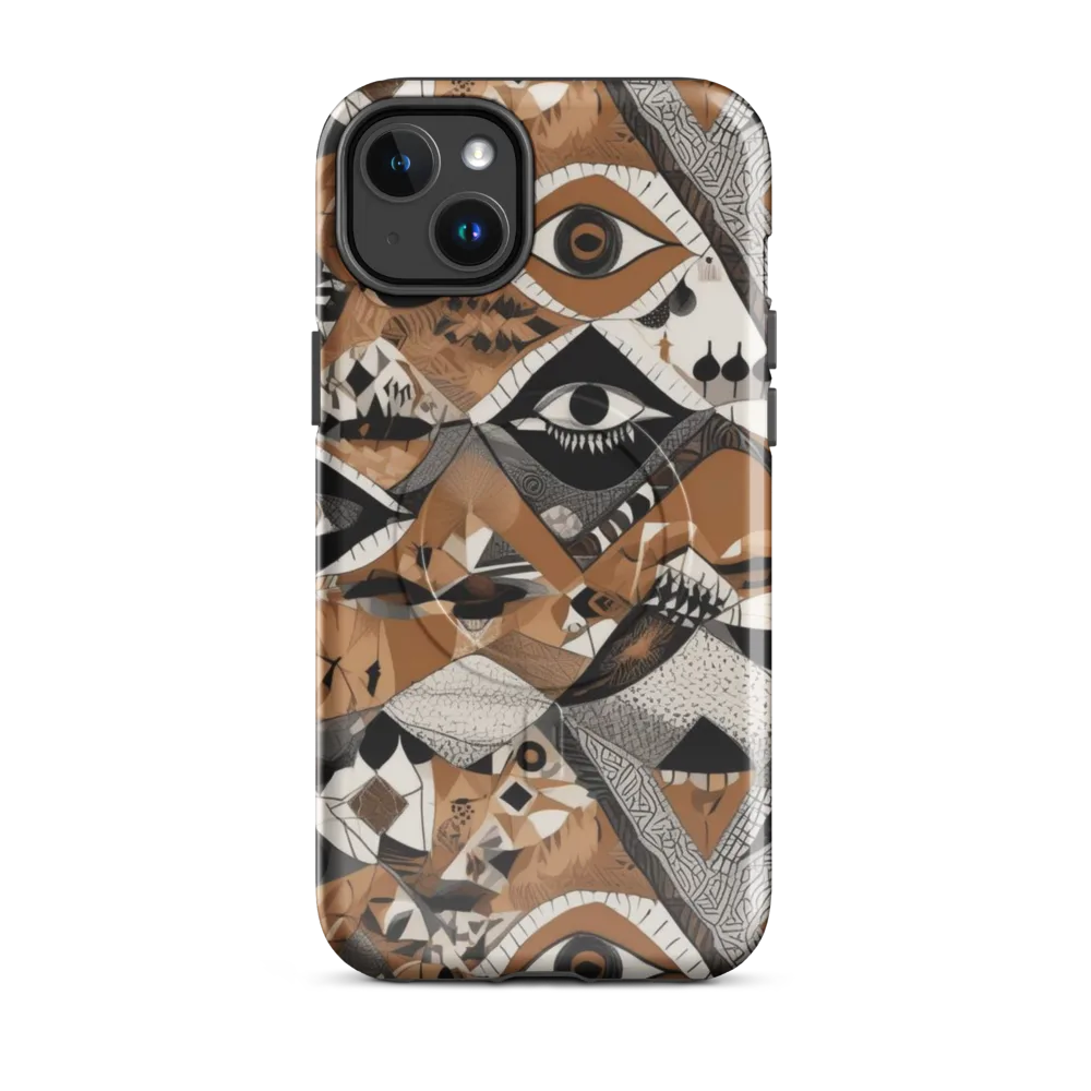 All-seeing Mosaic on MagSafe Tough Case for iPhone® — Front