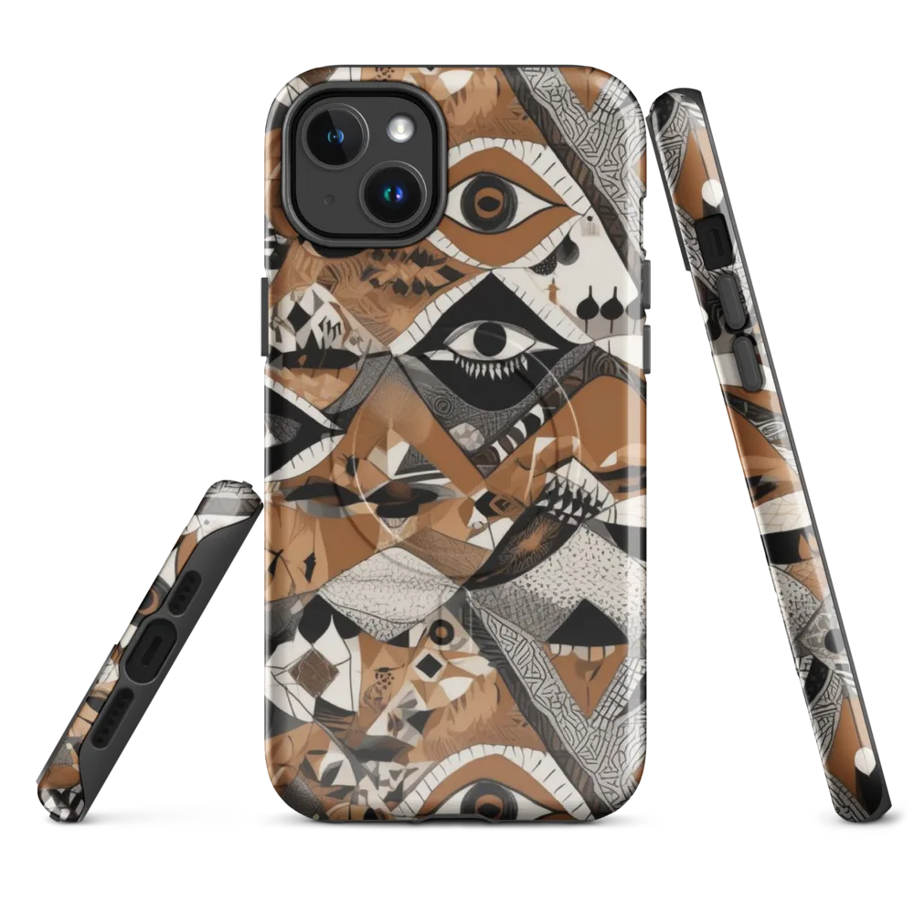 All-seeing Mosaic on MagSafe Tough Case for iPhone® — Front