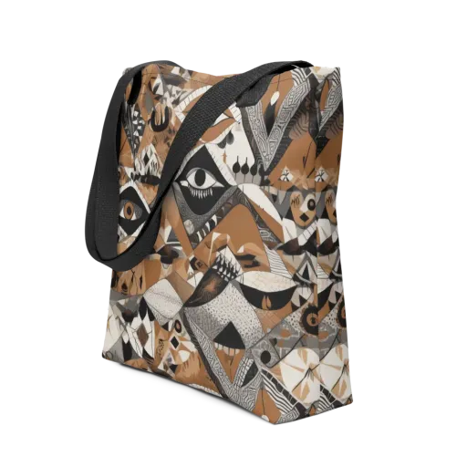 All-seeing Mosaic on a Tote Bag