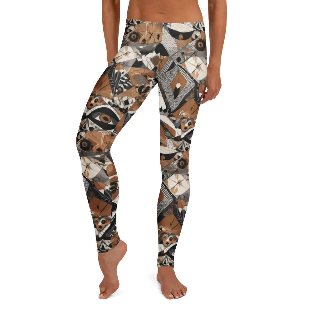 All-seeing Mosaic on Leggings — Front