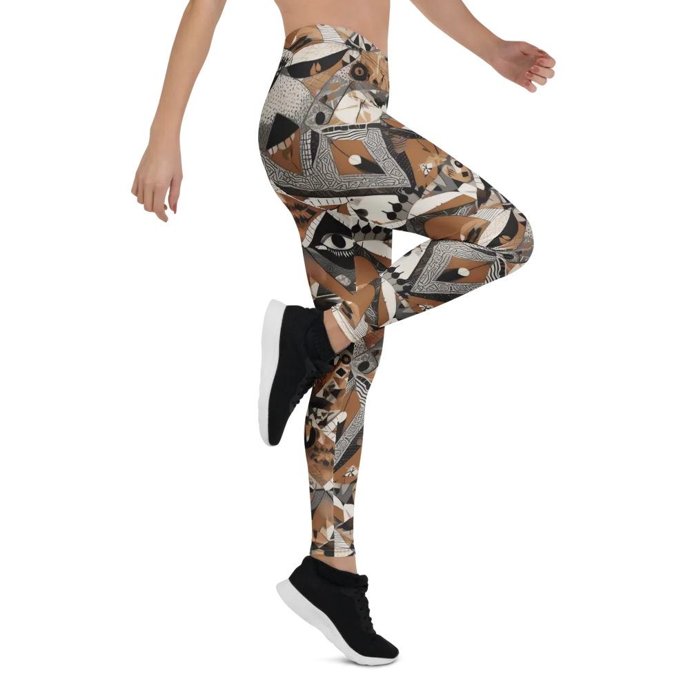 All-seeing Mosaic on Leggings — Right