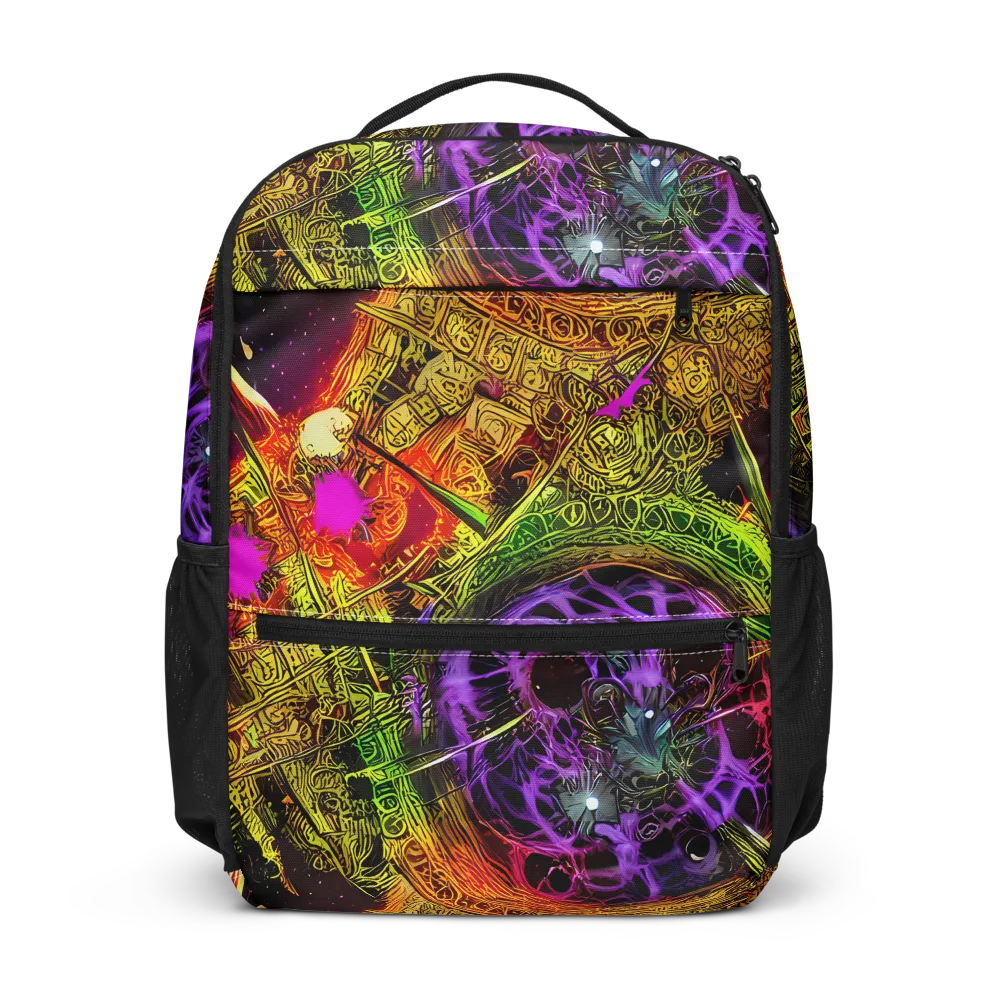 Neon Glyphworks on Utility Backpack — Front