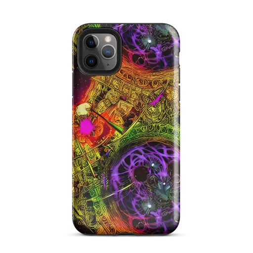 Neon Glyphworks on a Tough Case for iPhone®