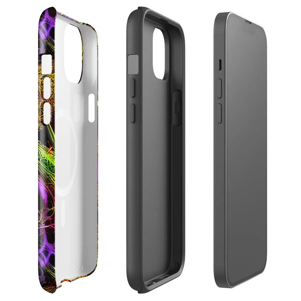 Neon Glyphworks on MagSafe Tough Case for iPhone® — Front