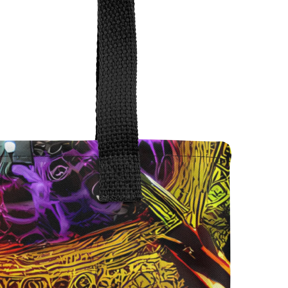 Neon Glyphworks on Tote Bag — Product details
