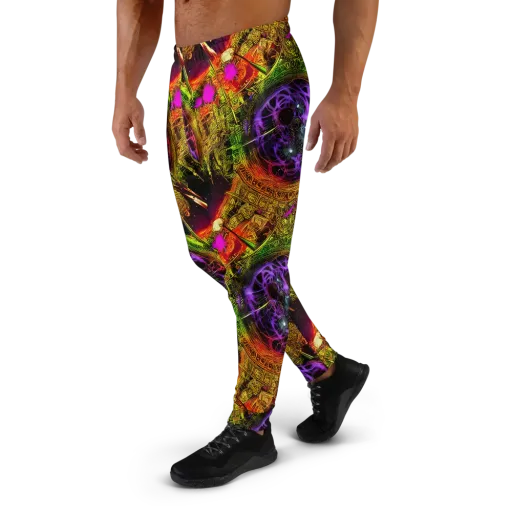 Neon Glyphworks on a Men's Joggers