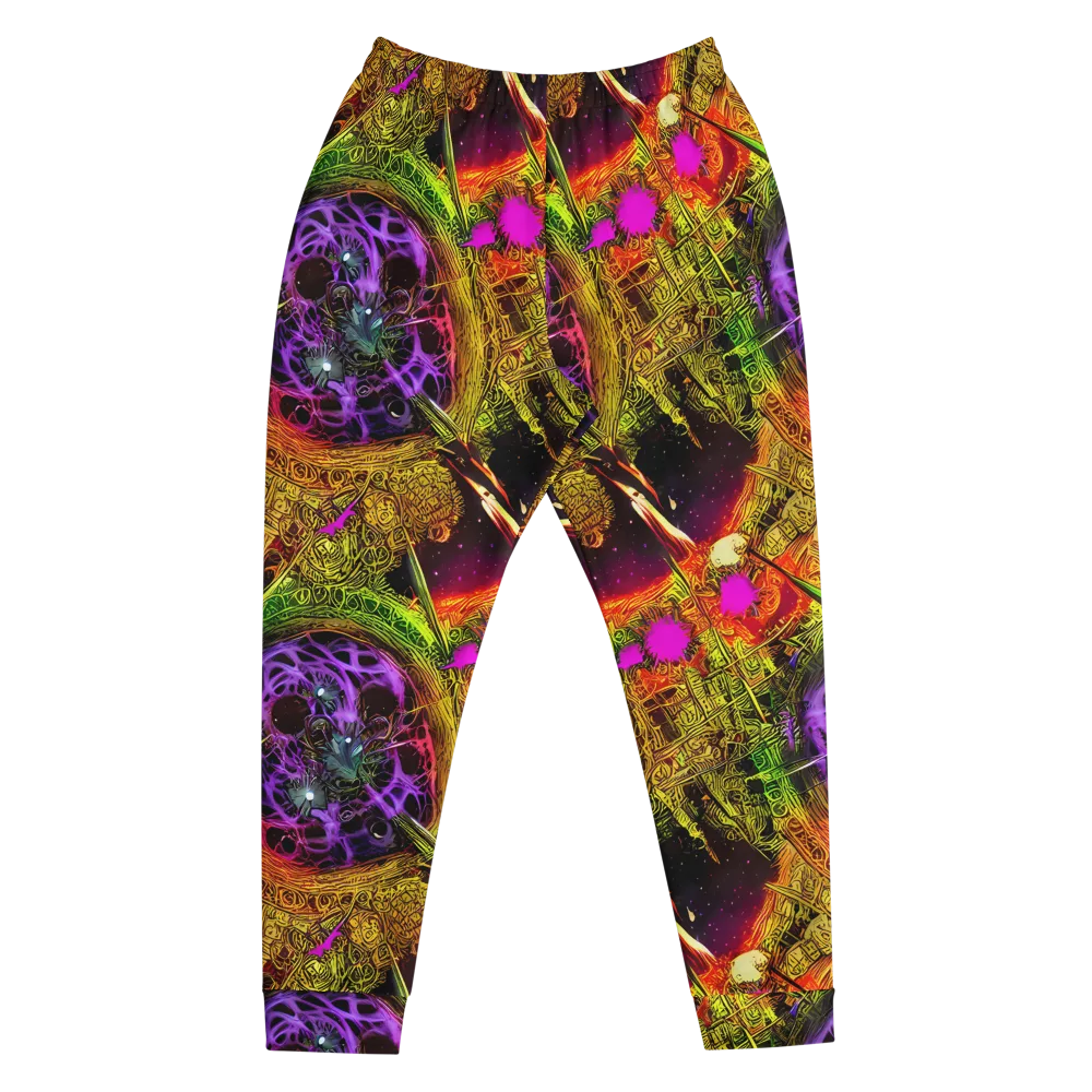 Neon Glyphworks on Men's Joggers — Front