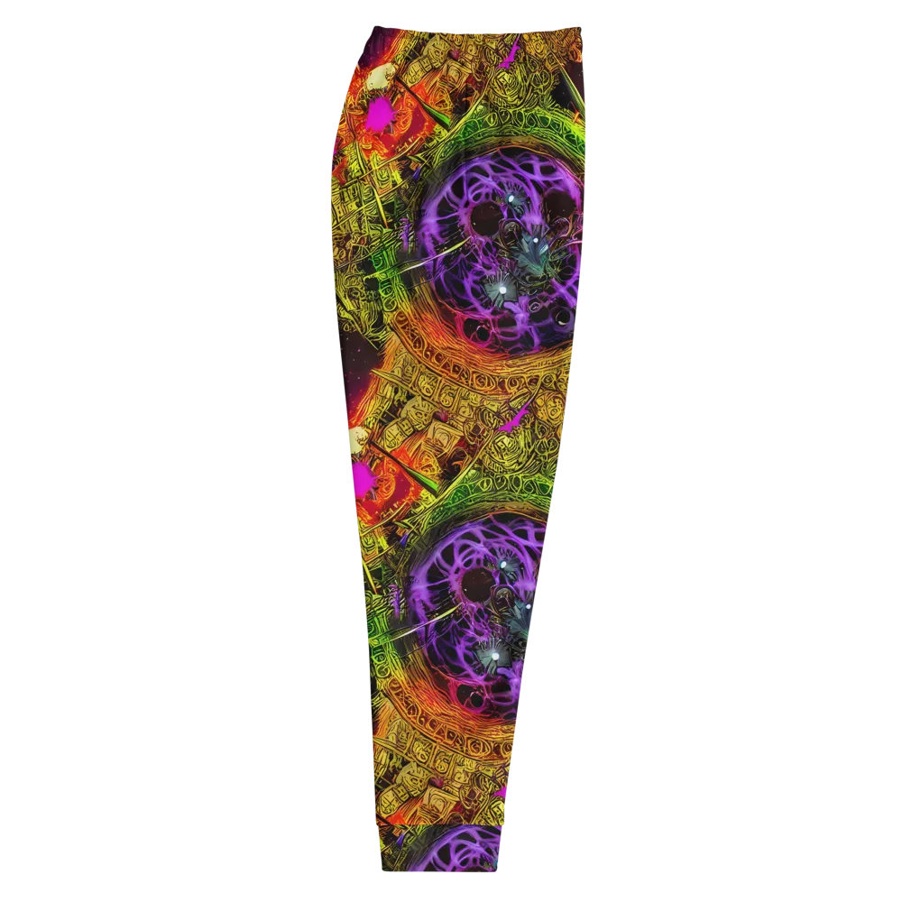 Neon Glyphworks on Men's Joggers — Right