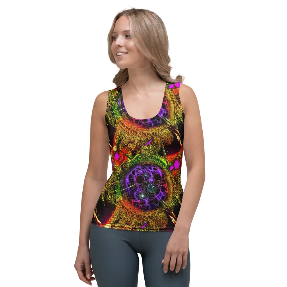 Neon Glyphworks on Women's Tank Top — Front