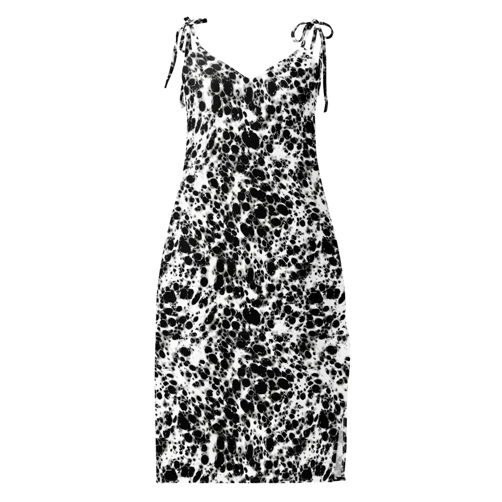 Obsidian Foam on Slip Dress — Front