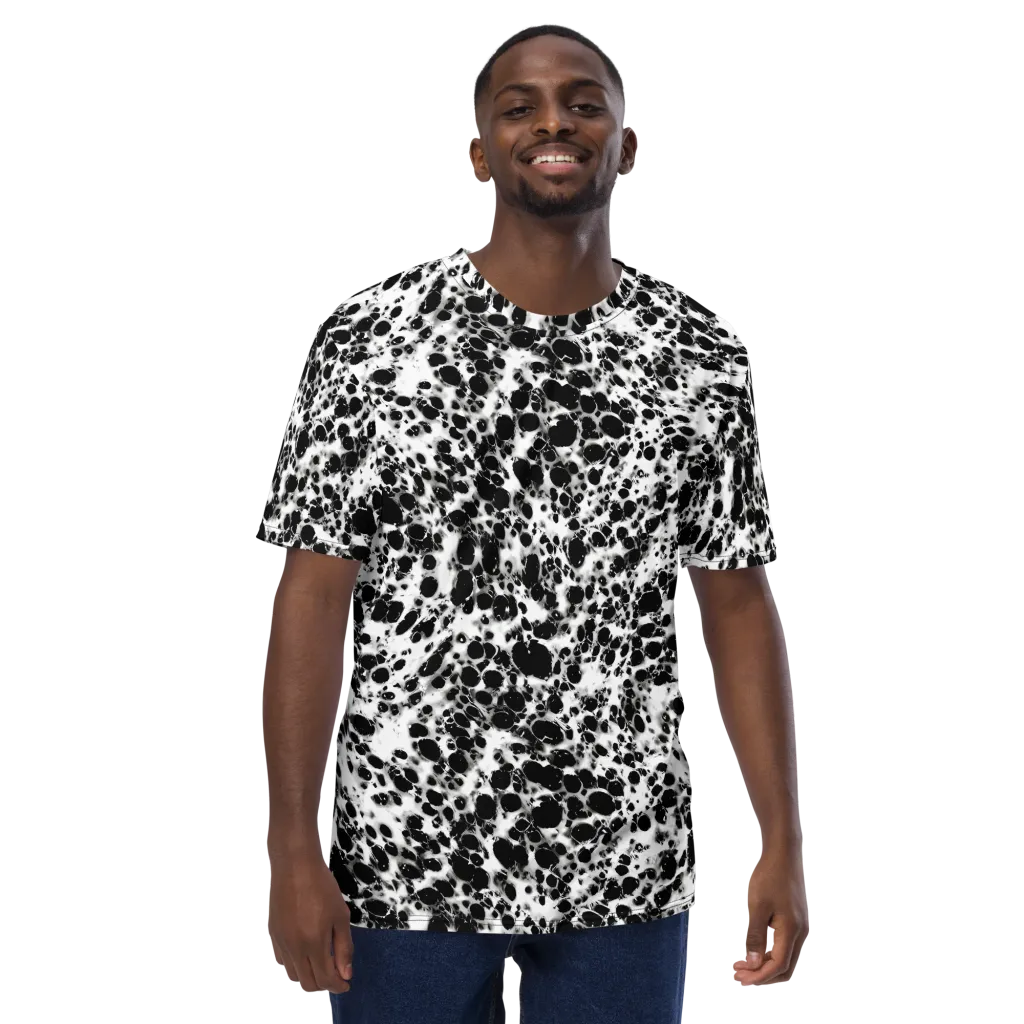 Obsidian Foam on Men's Crew Neck T-Shirt — Front