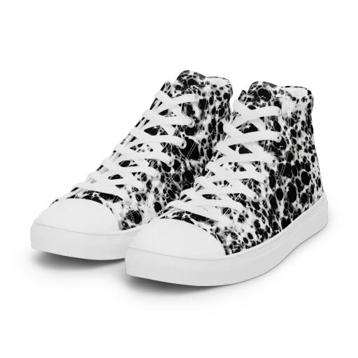 Obsidian Foam on a Women's High Top Canvas Shoes