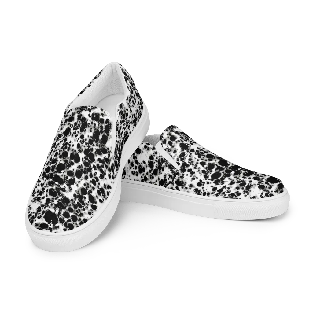 Obsidian Foam on Men's Slip-On Canvas Shoes — Left Front
